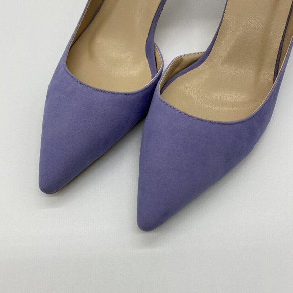 FSJ Women Basic Slip on D'Orsay Pumps Heels Pointe - Picture 7 of 11